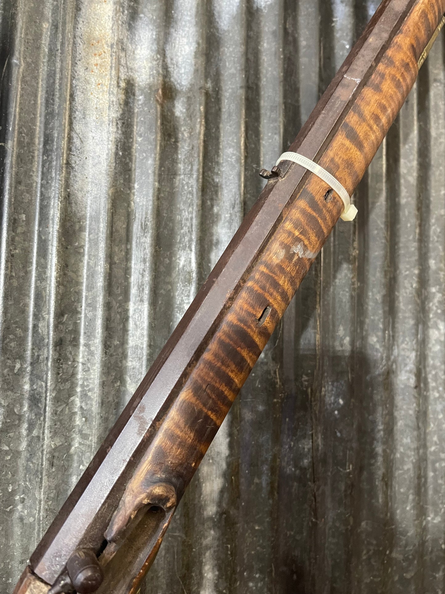 Pennsylvania Long Rifle Parts Lot – 3 Antique Muzzleloaders – Named Barrels