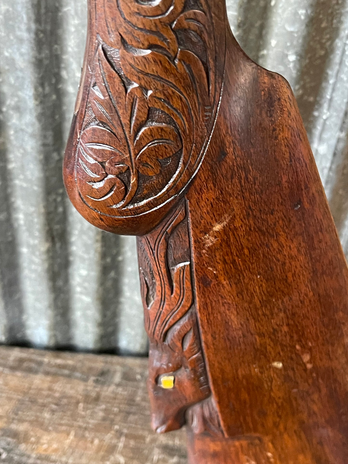 Belgian Wilmot 16 Gauge Side-by-Side Shotgun – Hand Carved Stock – Antique Double Barrel