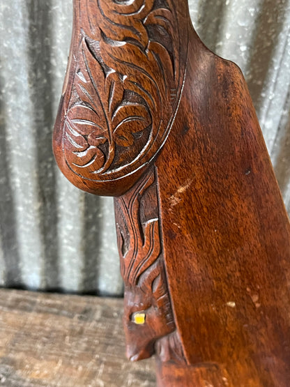 Belgian Wilmot 16 Gauge Side-by-Side Shotgun – Hand Carved Stock – Antique Double Barrel