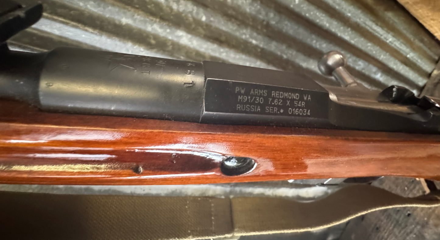 Russian Mosin-Nagant M91/30 – TULA 1936 HEX RECEIVER-Plus Ammo & Extras