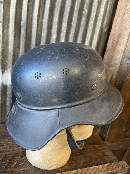 WWII German Luftschutz Gladiator Helmet – Decal – Size 54 – Original Finish