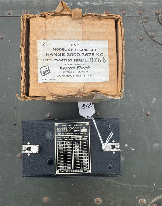 WWII/U.S. Navy GF-11 Coil Set & Container
