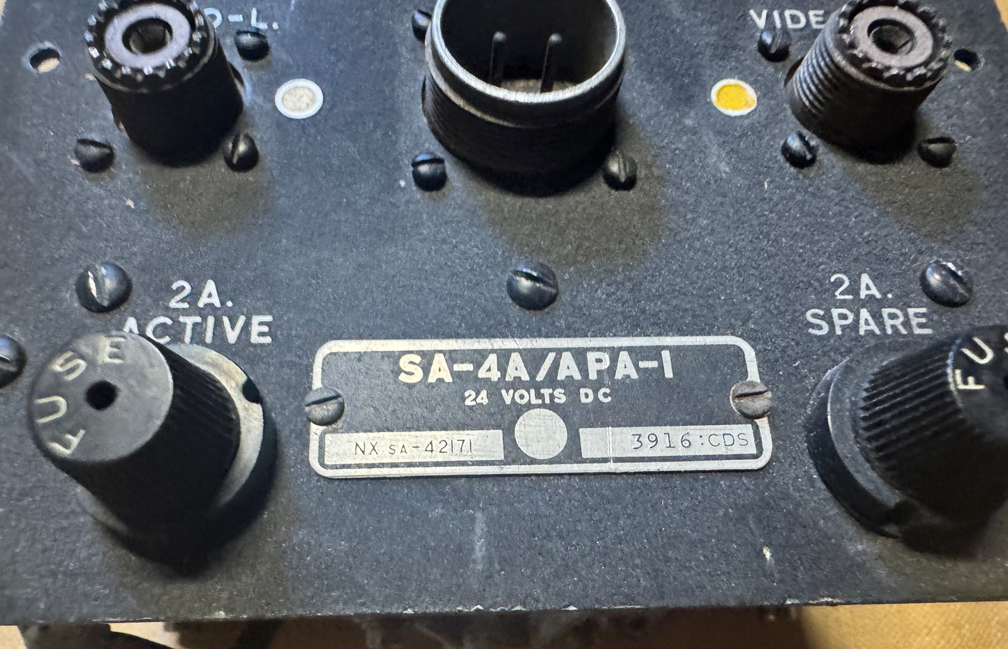 WWII SA-4A/APA-1 Radar Antenna Signal Switch Unit