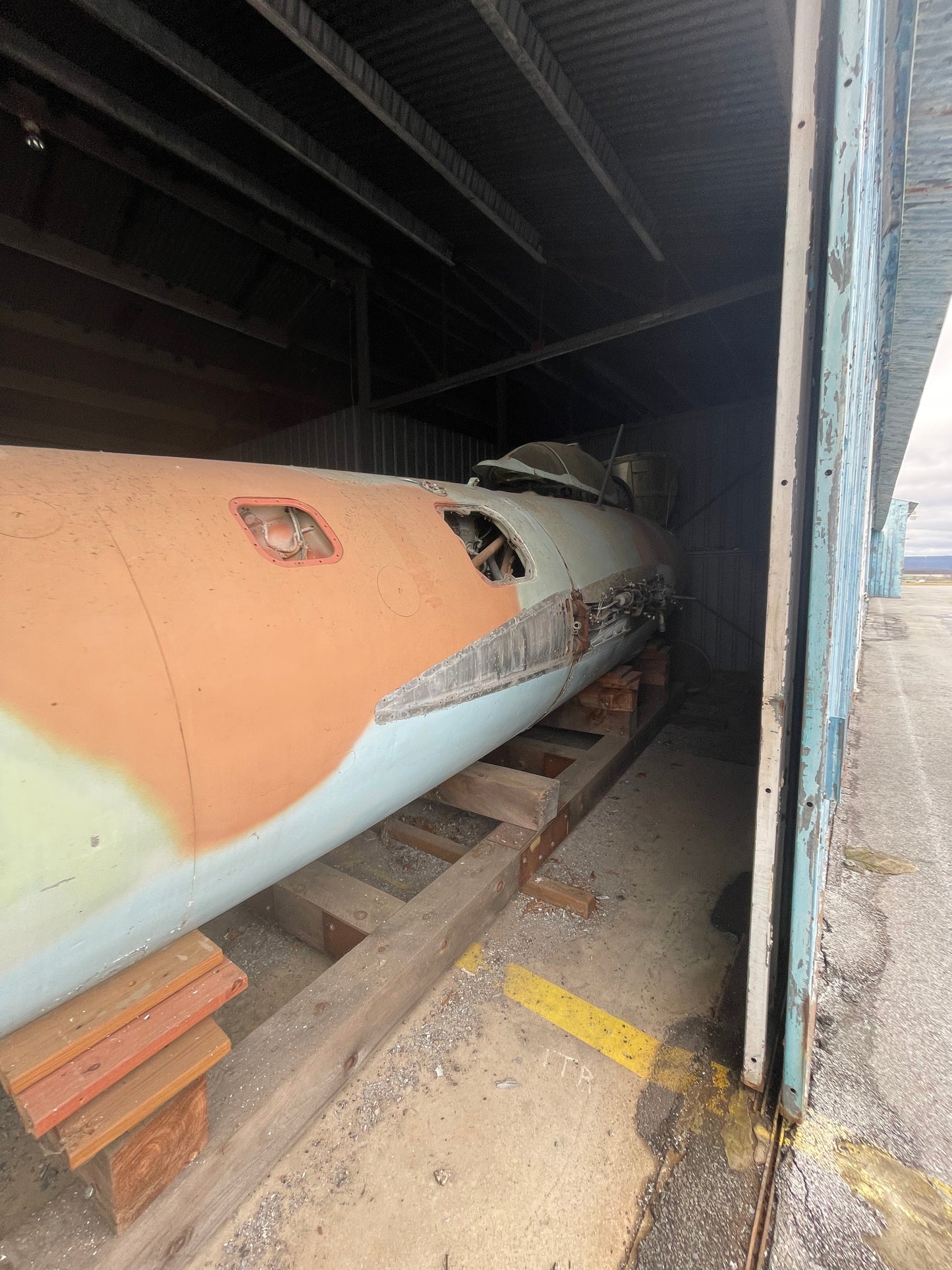 Complete Polish Lim-5 (MiG-17F Variant) Fighter Jet Project - All Parts Present, Wings Removed - Trades Preferred!