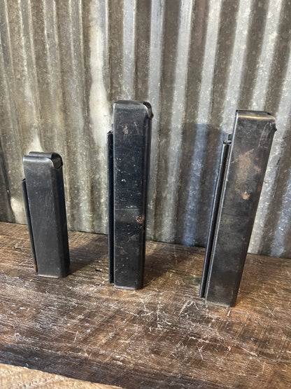 WWII Thompson Submachine Gun Magazine Lot – Seymour Products Co. – (2) 30-Round & (1) 20-Round Magazine