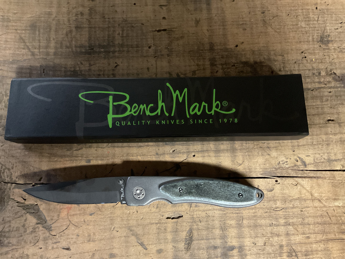 Benchmark Folding Knife ZrO2 Zirconia Ceramic Blade w/ Box-Super Sharp