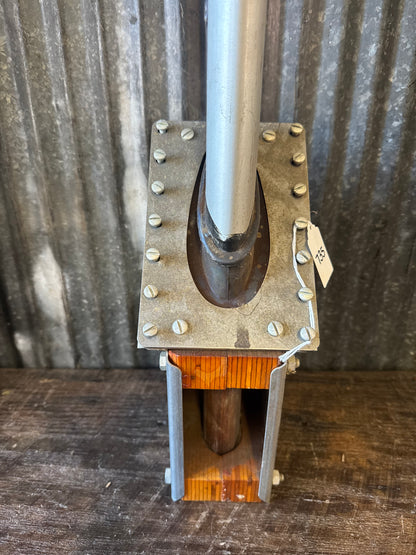 WWII U.S. Aircraft Radio Antenna Mast Assembly – Complete w/ Base & Internal Tuning Unit