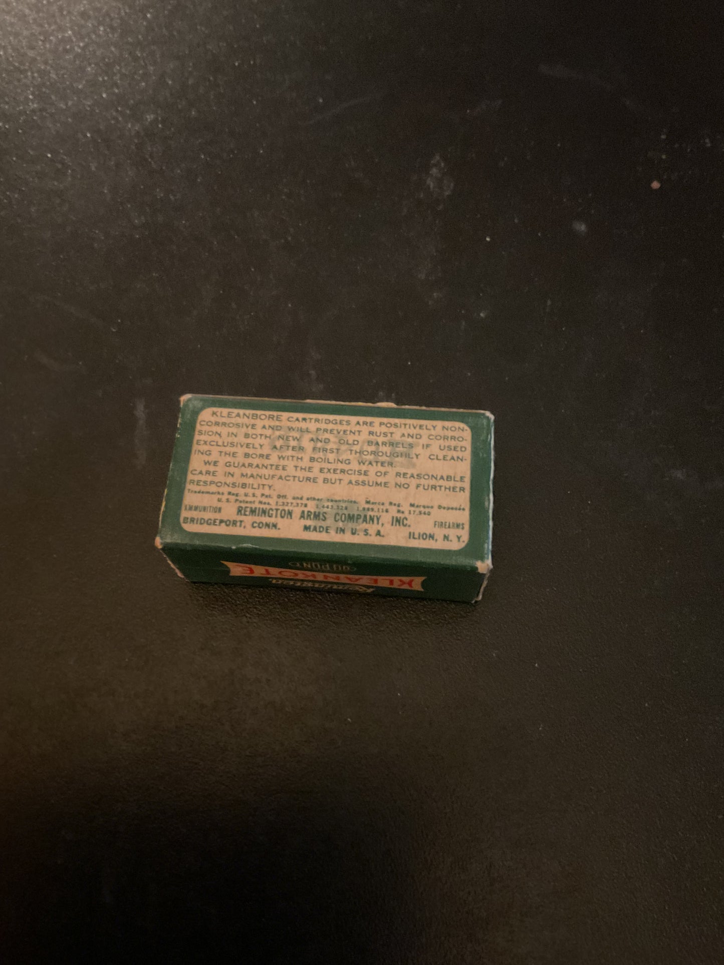 Vintage Remington Kleanbore Kleankote .22 Long Rifle Rimfire Cartridges — Full Box of 50