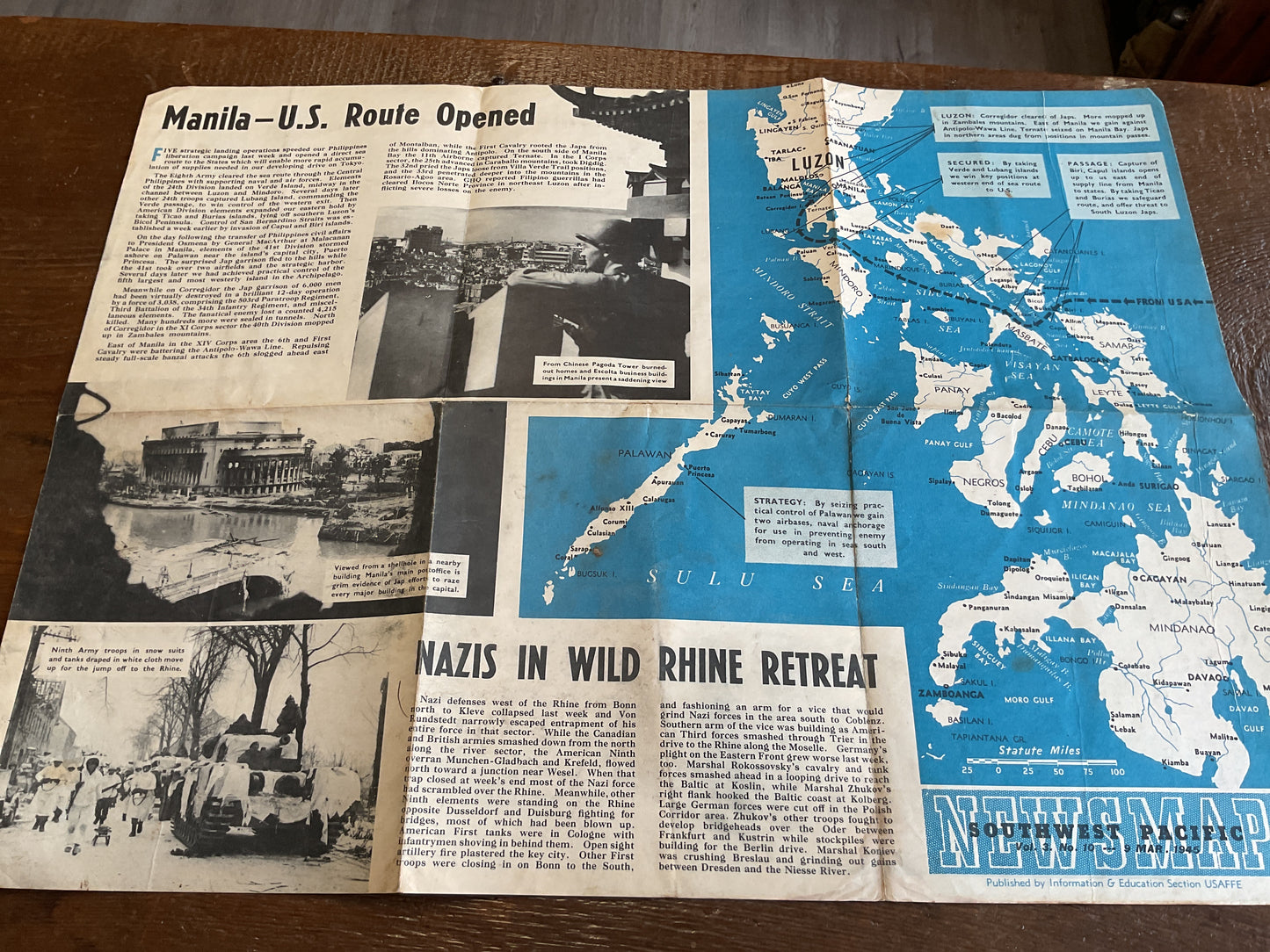 WWII News Map