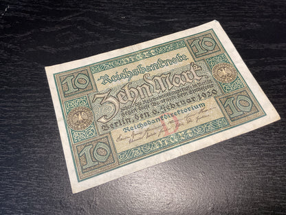 German 10 Mark Banknote