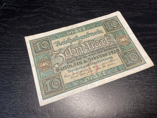 German 10 Mark Banknote
