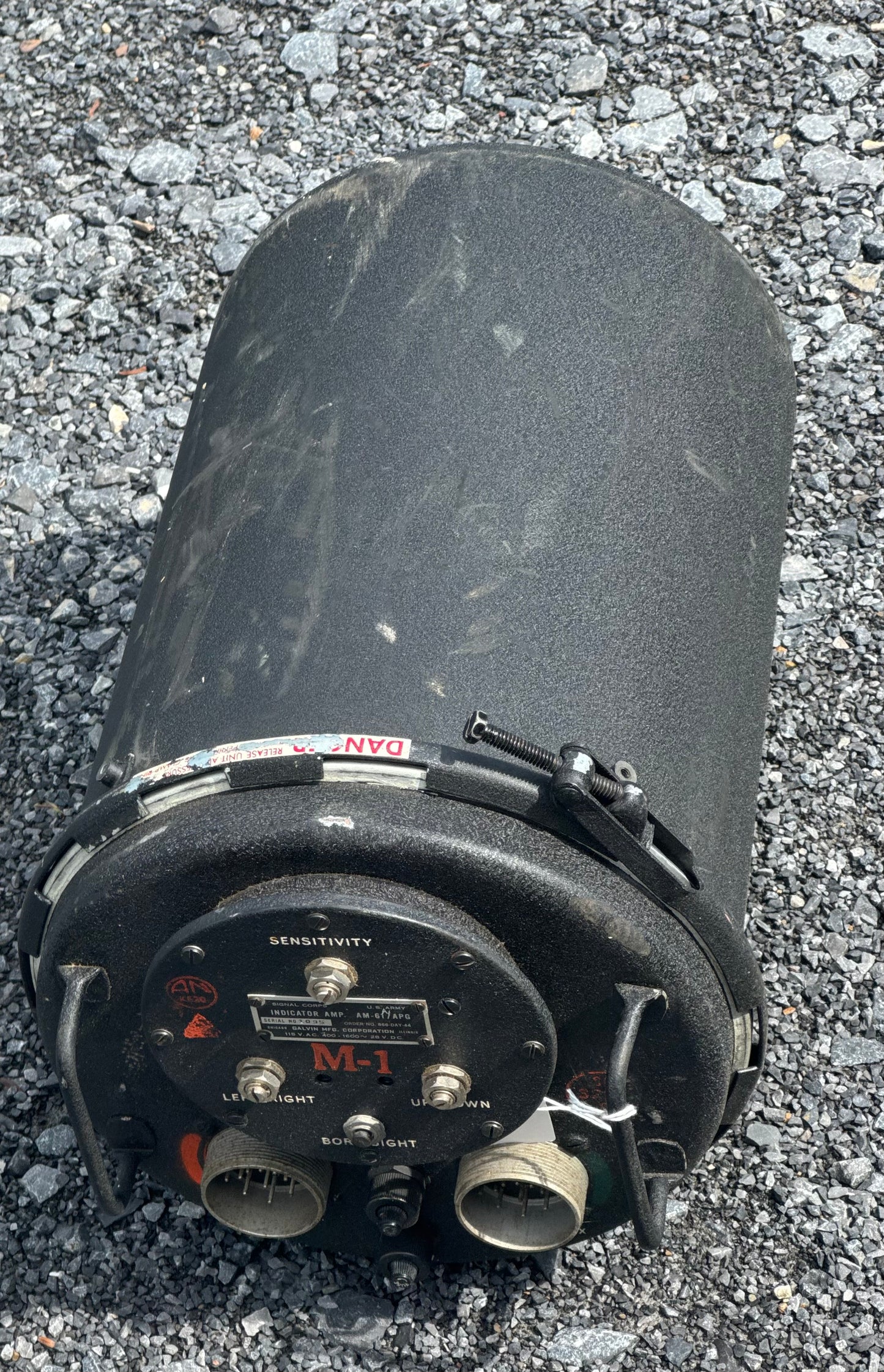 WWII U.S. Army AM-61/APG Indicator Amplifier – Galvin Mfg. Corp. – Aircraft Radar Component