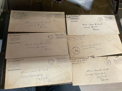 WWII Letters Home from Same author (Daddy) to daughter (Jean)