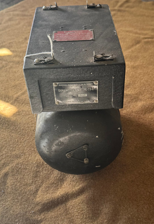 Signal Corps U.S. Army PE-73-CW Dynamotor Unit General Electric 5D4889A High Voltage Power Supply