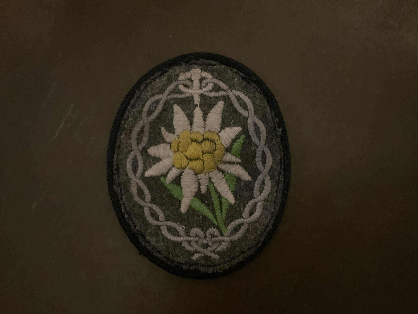 WWII German Eldelweiss Mountain Troops Sleeve Patch