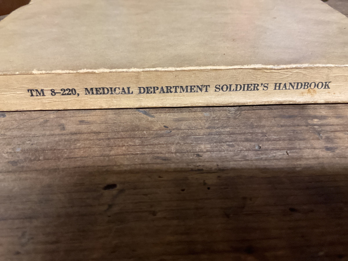 Pre-WWII Army Medical Manual-Named Copy-1941 U.S. War Dept Issue