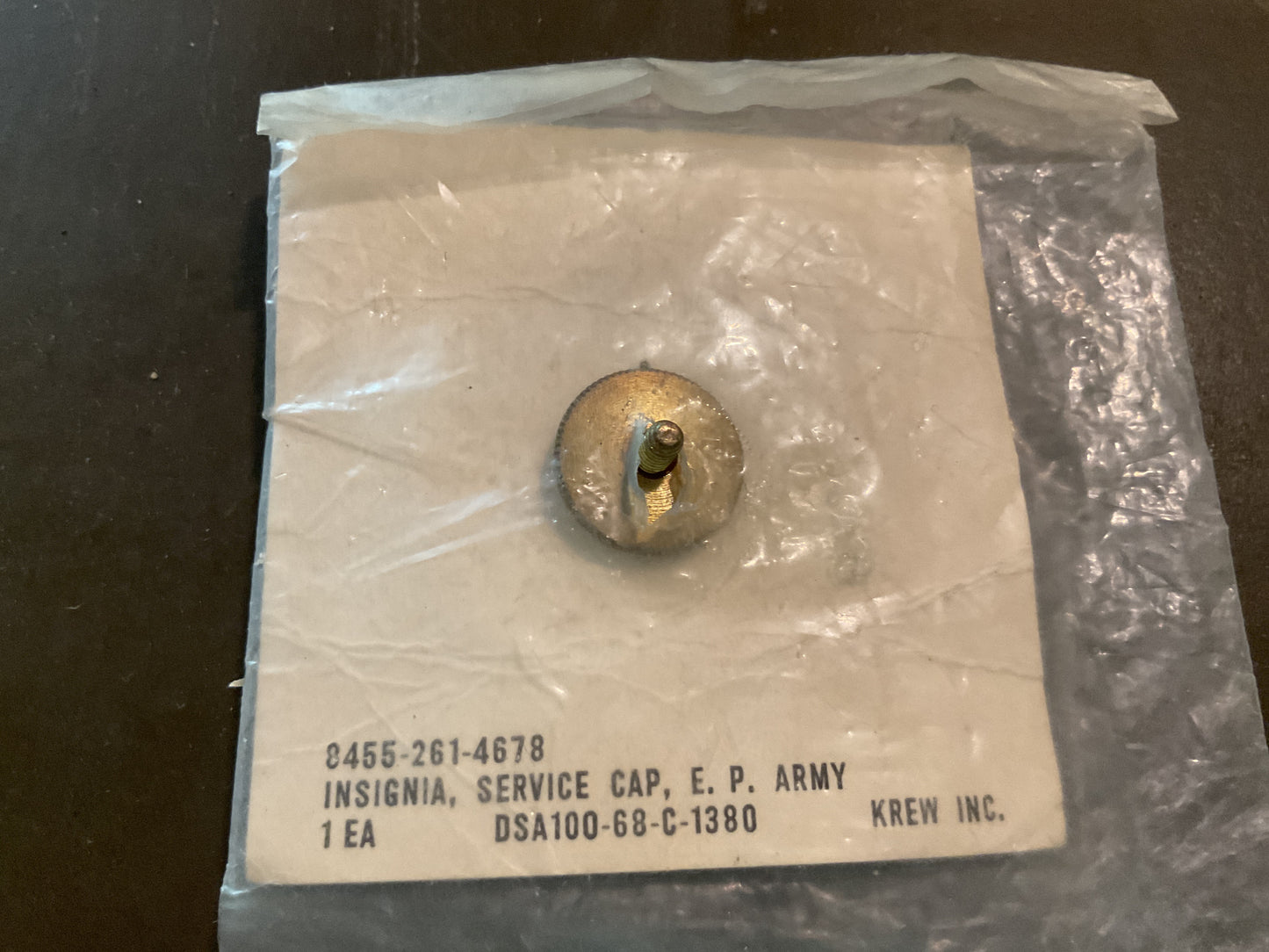 Unissued Amy Enlistment Pin