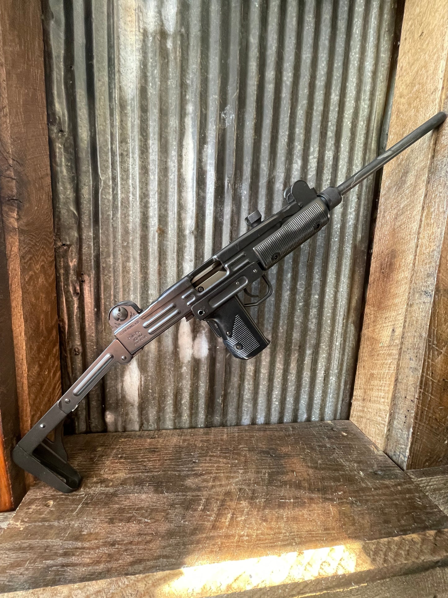 IMI UZI Model B Semi-Auto Carbine – Rare Multi-Caliber Set (.41 AE / 9mm / .45 ACP) – Action Arms Import – Complete Package