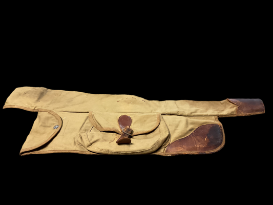 Vintage Canvas/Leather Takedown Shotgun Carry Case