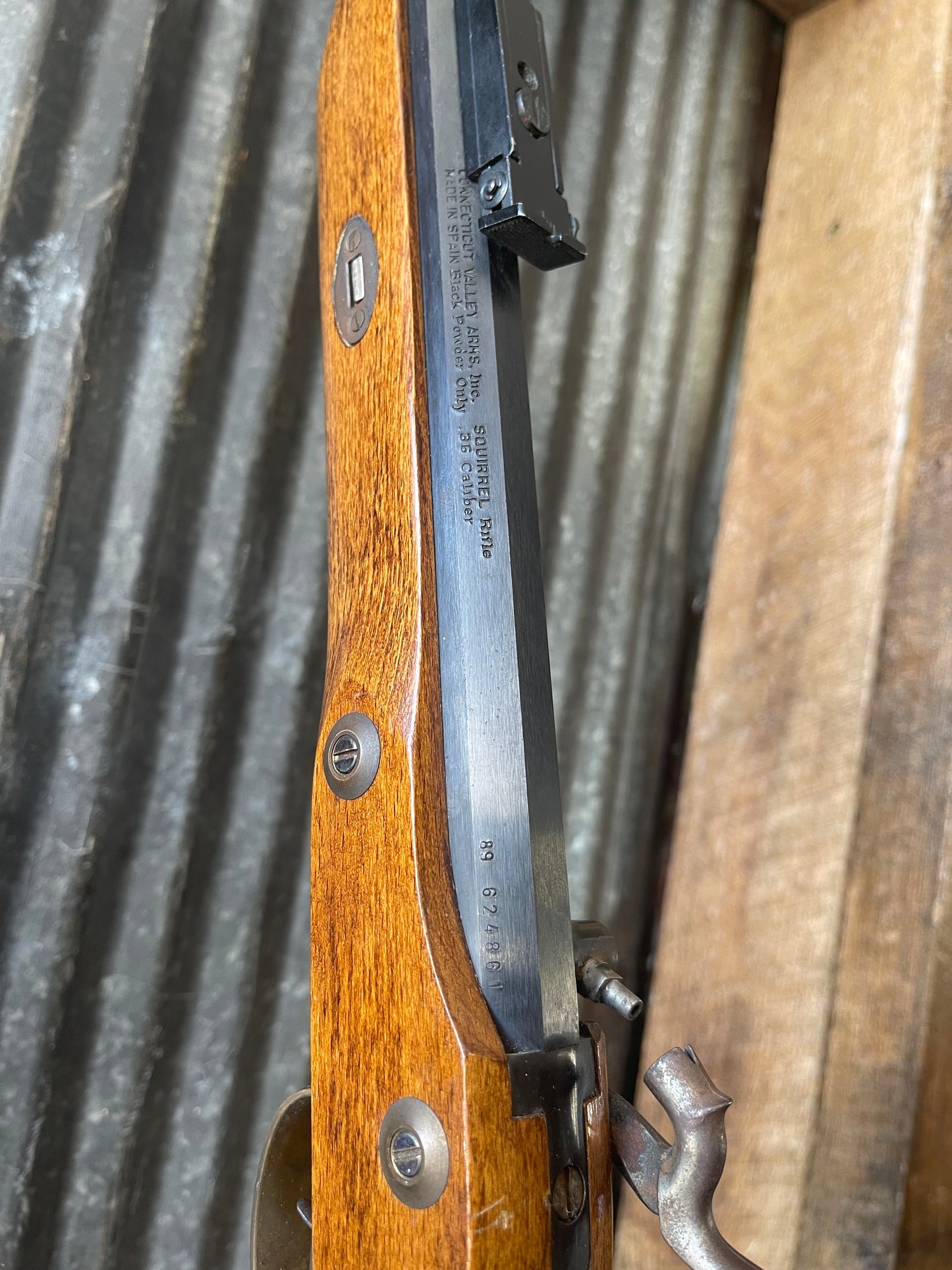 CVA Squirrel Rifle – .36 Caliber Percussion – Made in Spain – Classic Small Game Rifle