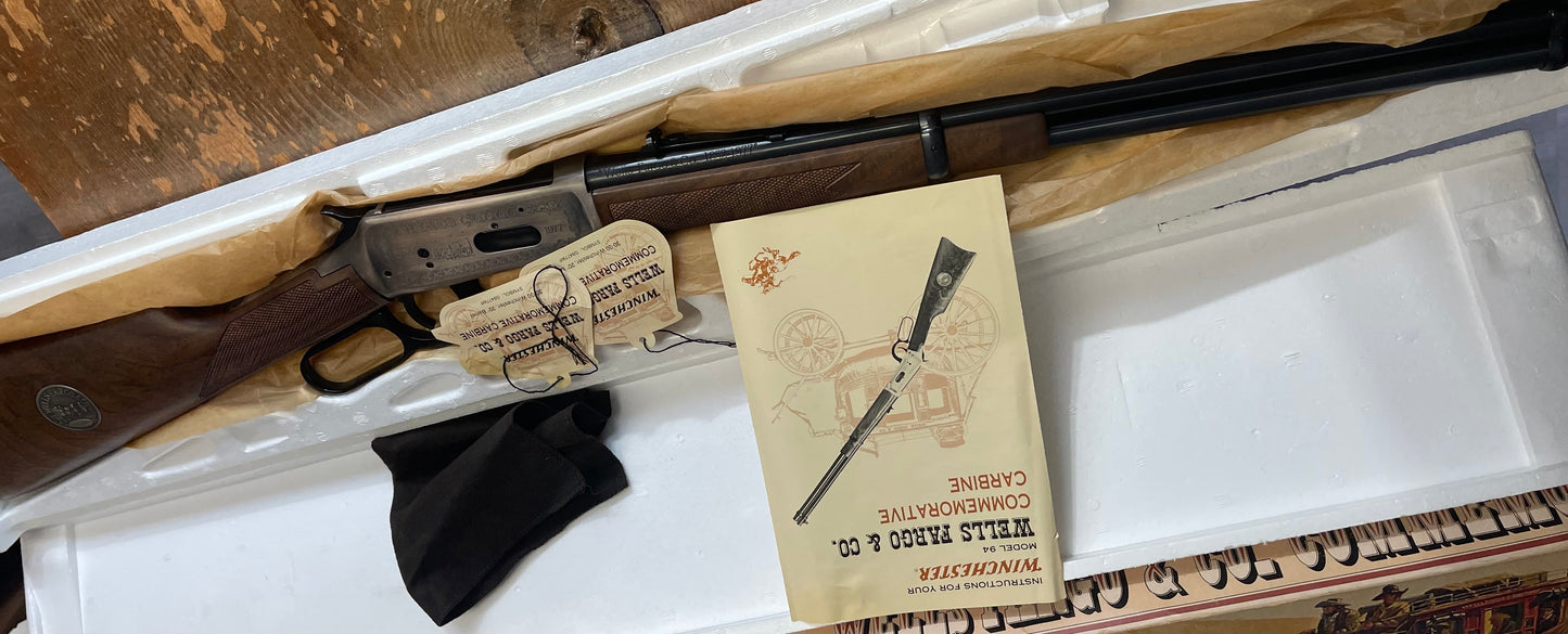 Winchester Model 94 Wells Fargo & Co. Commemorative Saddle Ring Carbine – .30-30 Win – New in Box – Unfired