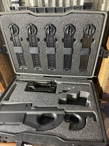 FN PS90 5.7x28mm – Excellent Condition w/ Case Club Case, 5 Magazines & 1,200 Rounds Ammo