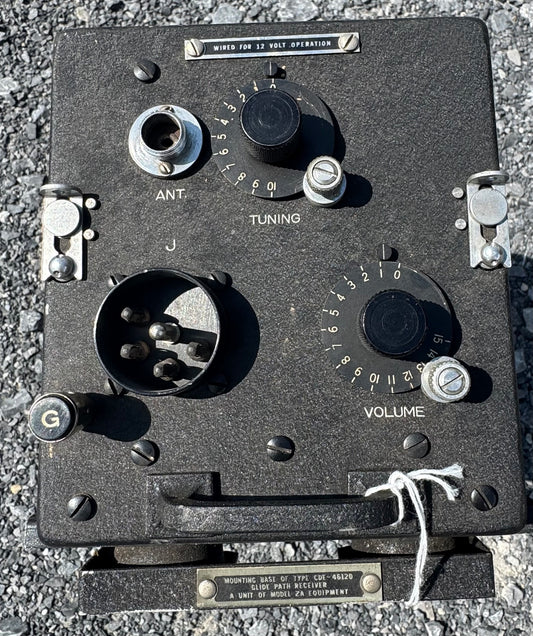 WWII U.S. Navy Aircraft Instrument Landing Glide Path Receiver CDE-46120