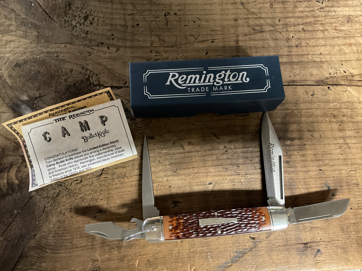 1994 Remington R4243 Camp Bullet Knife-USA Made w/ Box & Papers