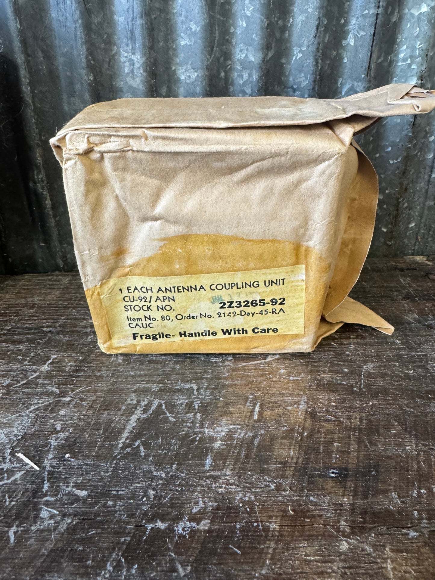 WWII Antenna Coupling Unit CU-92/APN (NIB Wrapped)
