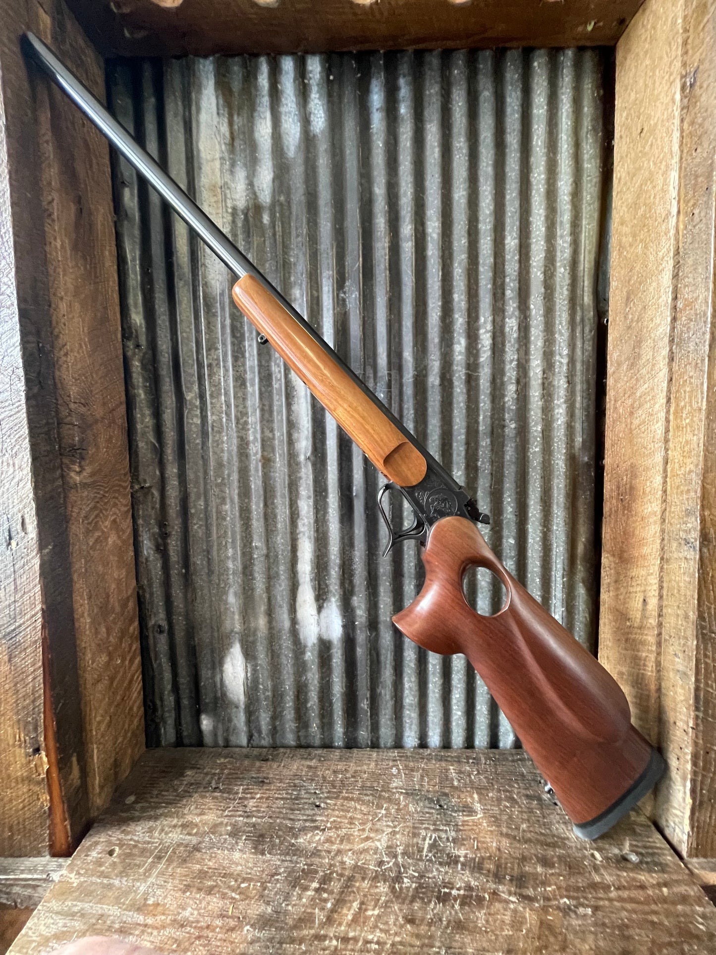 Thompson/Center Contender Rifle — .22 LR Match Barrel w/ Thumbhole Stock