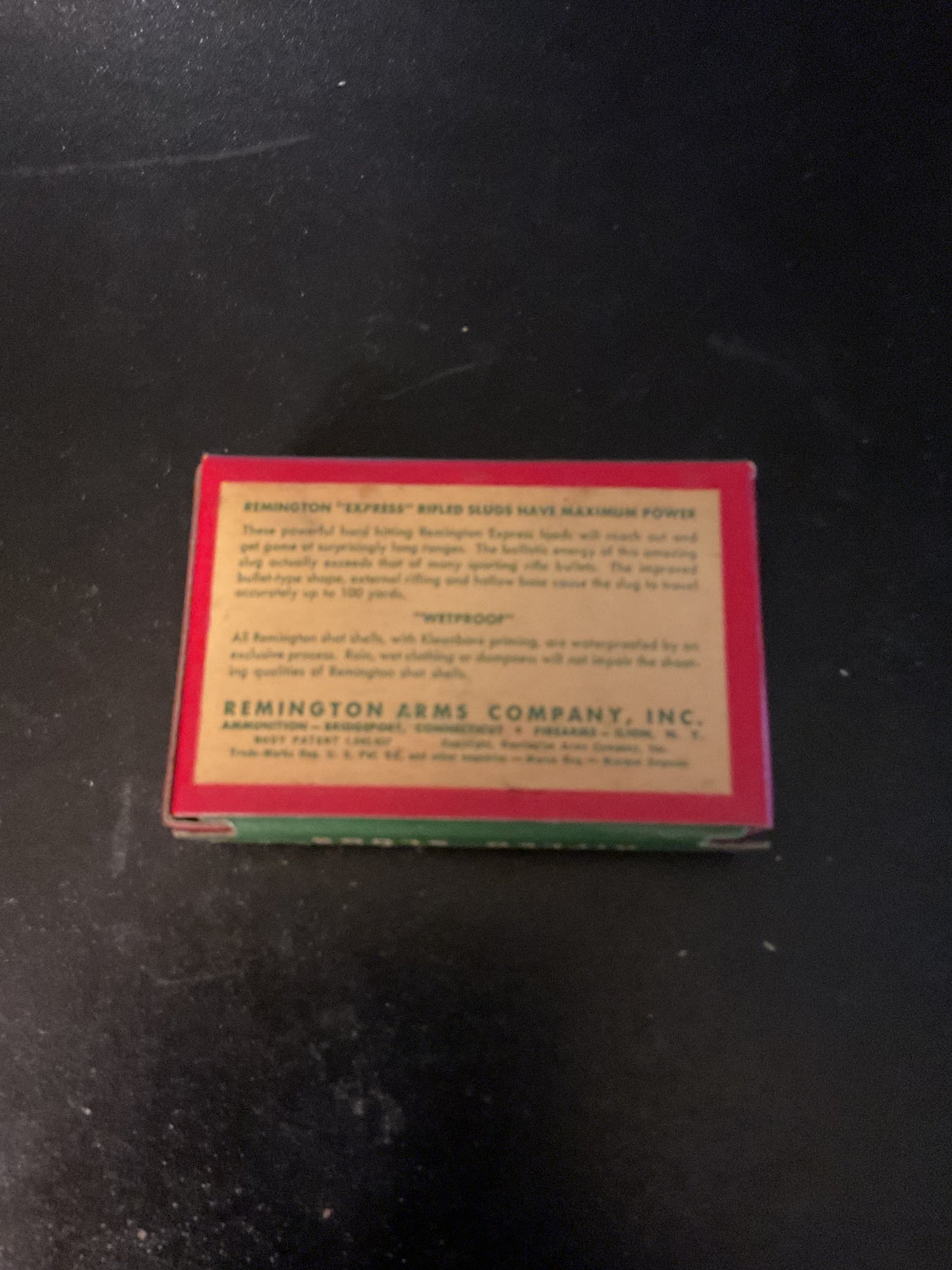 Vintage Remington Express 16 Gauge Rifled Slugs — Full Box of 5