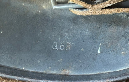 Original WWII German Luftwaffe Double Decal Steel Helmet – Untouched Combat-Worn Example