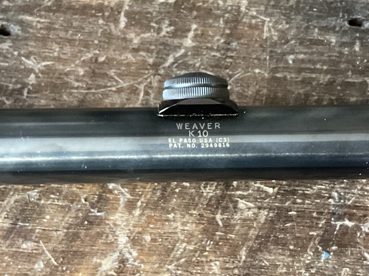 Weaver K10-C3 10x Adjustable Objective Rifle Scope-El Paso, USA