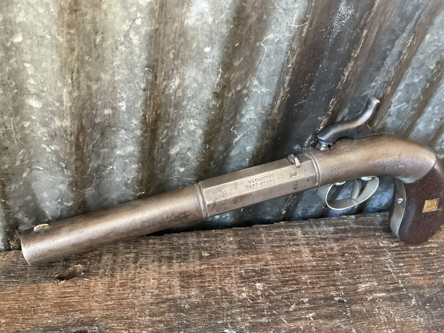 Stocking & Co. .36 Caliber Percussion Pistol – Antique Black Powder – Functional
