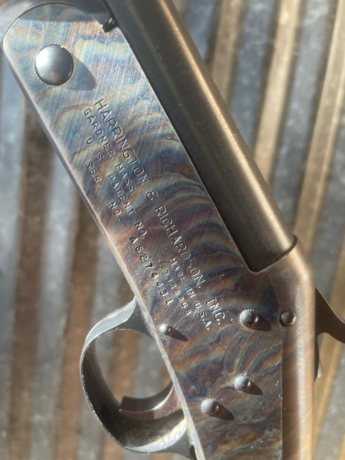 Harrington & Richardson H&R Model 88 Topper 12 Gauge Single Shot Shotgun – Color Case Hardened Receiver