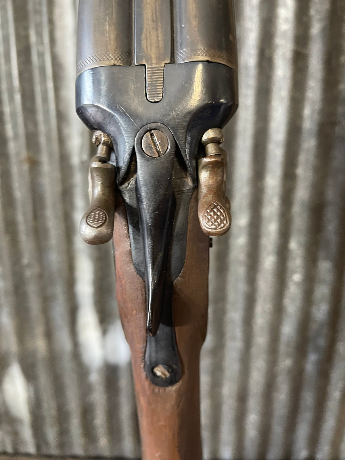 Sterling Side-by-Side 12 Gauge External Hammer Shotgun – Double Trigger