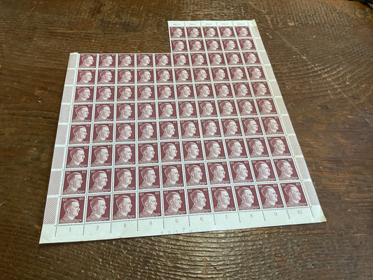 German Postage Stamps “burgandy 60”