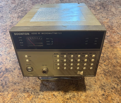 BOONTON 4200 RF MICROWATTMETER
Vintage RF Power Meter – Multi Channel