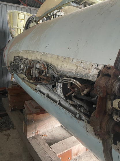 Complete Polish Lim-5 (MiG-17F Variant) Fighter Jet Project - All Parts Present, Wings Removed - Trades Preferred!