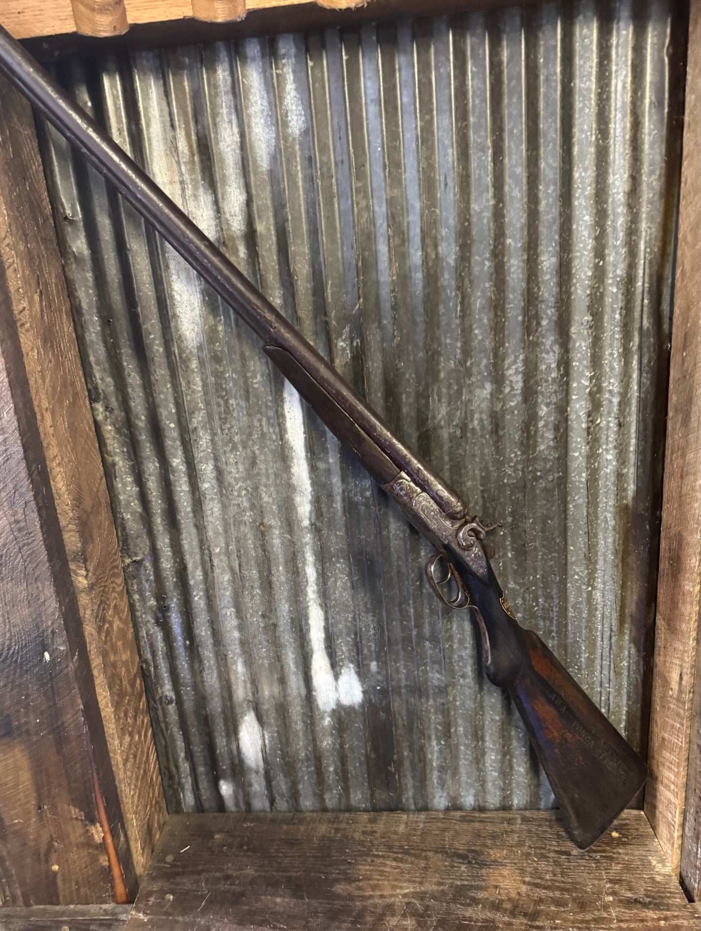 Wells Fargo & Co. Express Double-Barrel ShotgunLate 19th Century (c. 1870s–1890s) with possible documented connection.