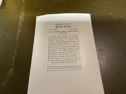 WWII German Propaganda Card