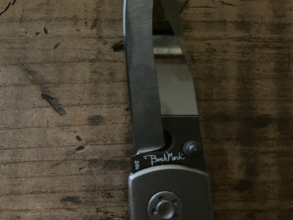 Benchmark Folding Knife ZrO2 Zirconia Ceramic Blade w/ Box-Super Sharp