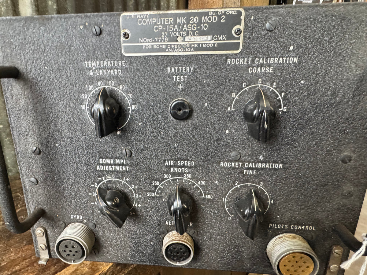 US Navy Mk 20 Mod 2 Bomb Director Computer – CP-15A/ASG-10