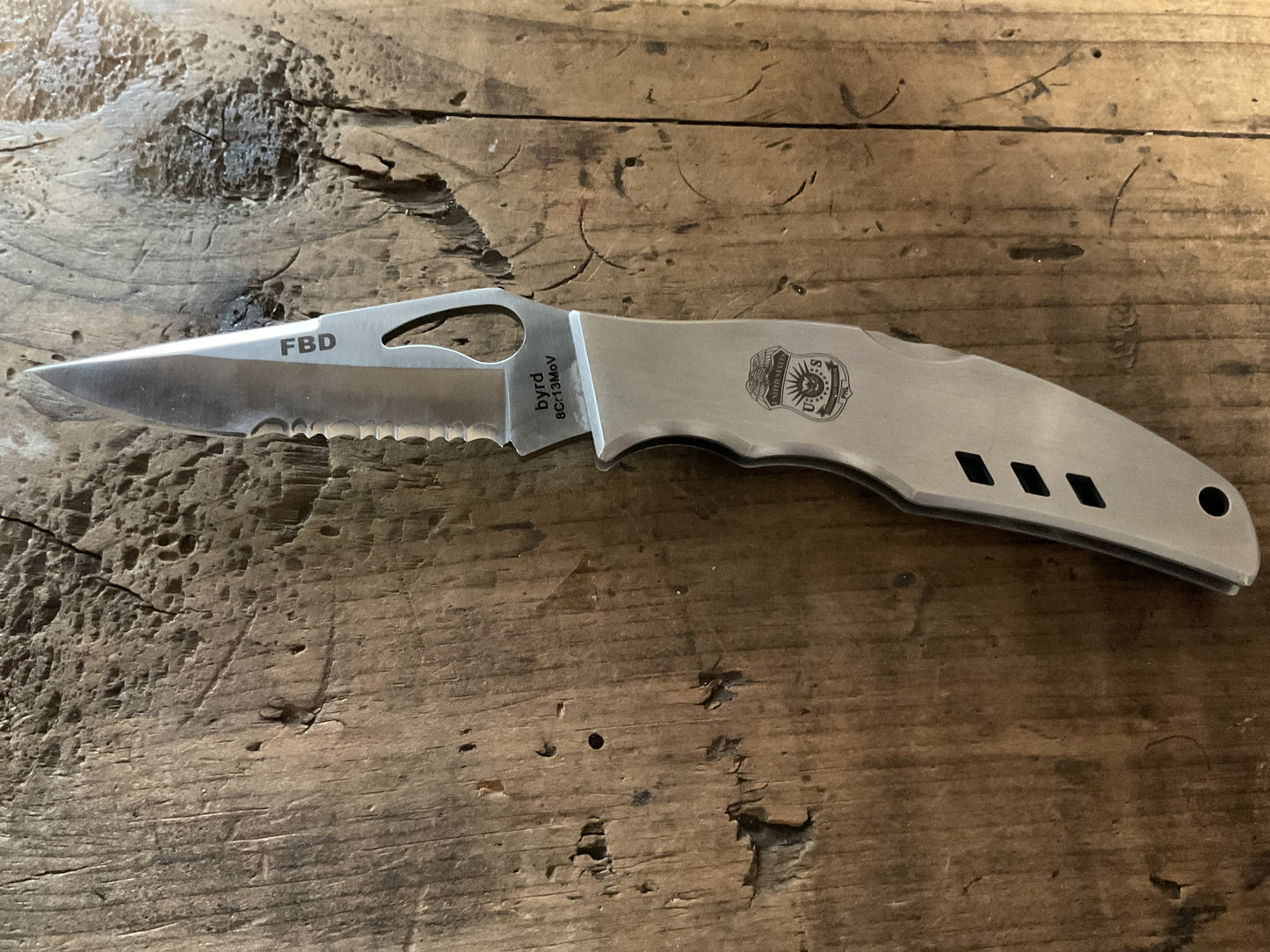 U.S. Federal Air Marshal Service PHI Byrd Folding Knife-FBD P114