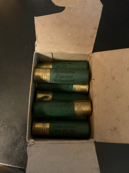 Vintage Remington Express Extra Long Range 20 Gauge Shot Shells — Partial Box of 23
