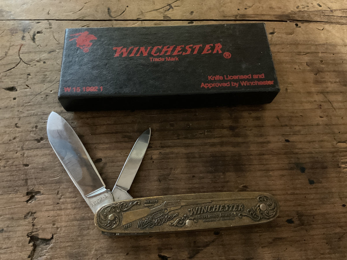 Winchester Model 1895 Two-Blade Pocket Knife with Original Box