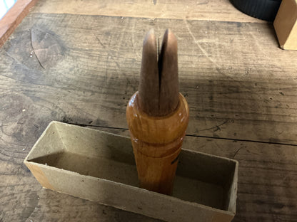 Vintage Oliver’s “Pull-Em” Crow Call w/ Original Box-Houston, Texas