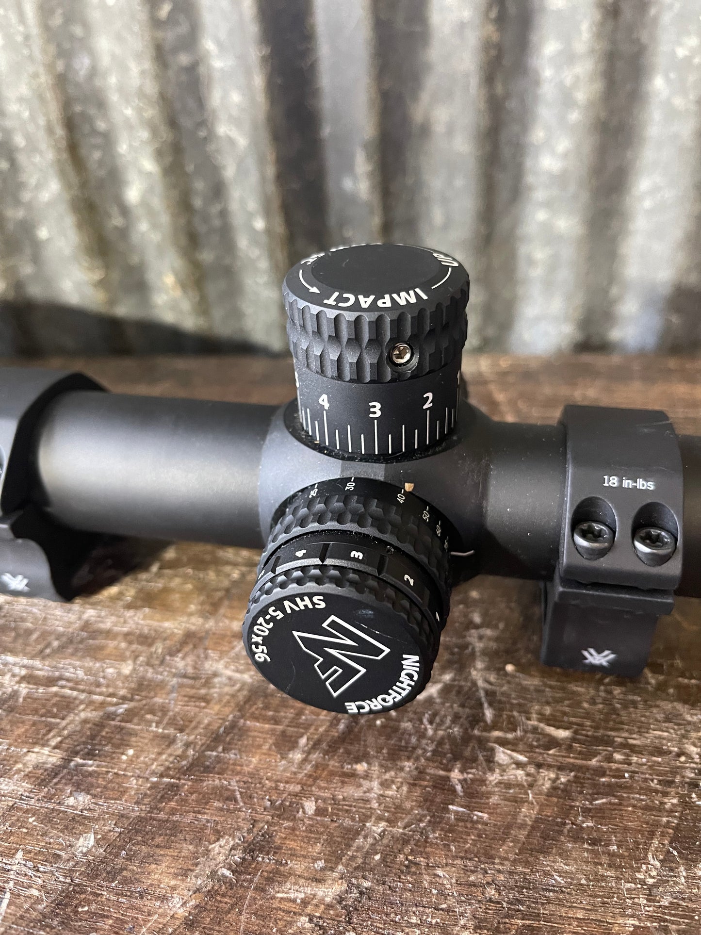 Nightforce SHV 5-20x56 Riflescope – Illuminated – Includes Vortex Rings