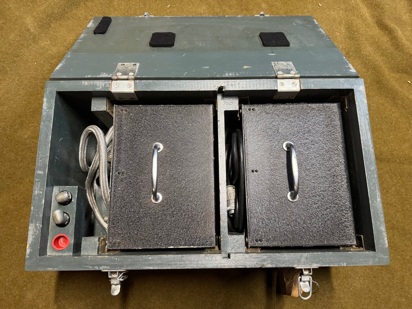 Military CWI-60AAG / CWI-20163 Electronics Test Indicator Set w/ Wooden Case