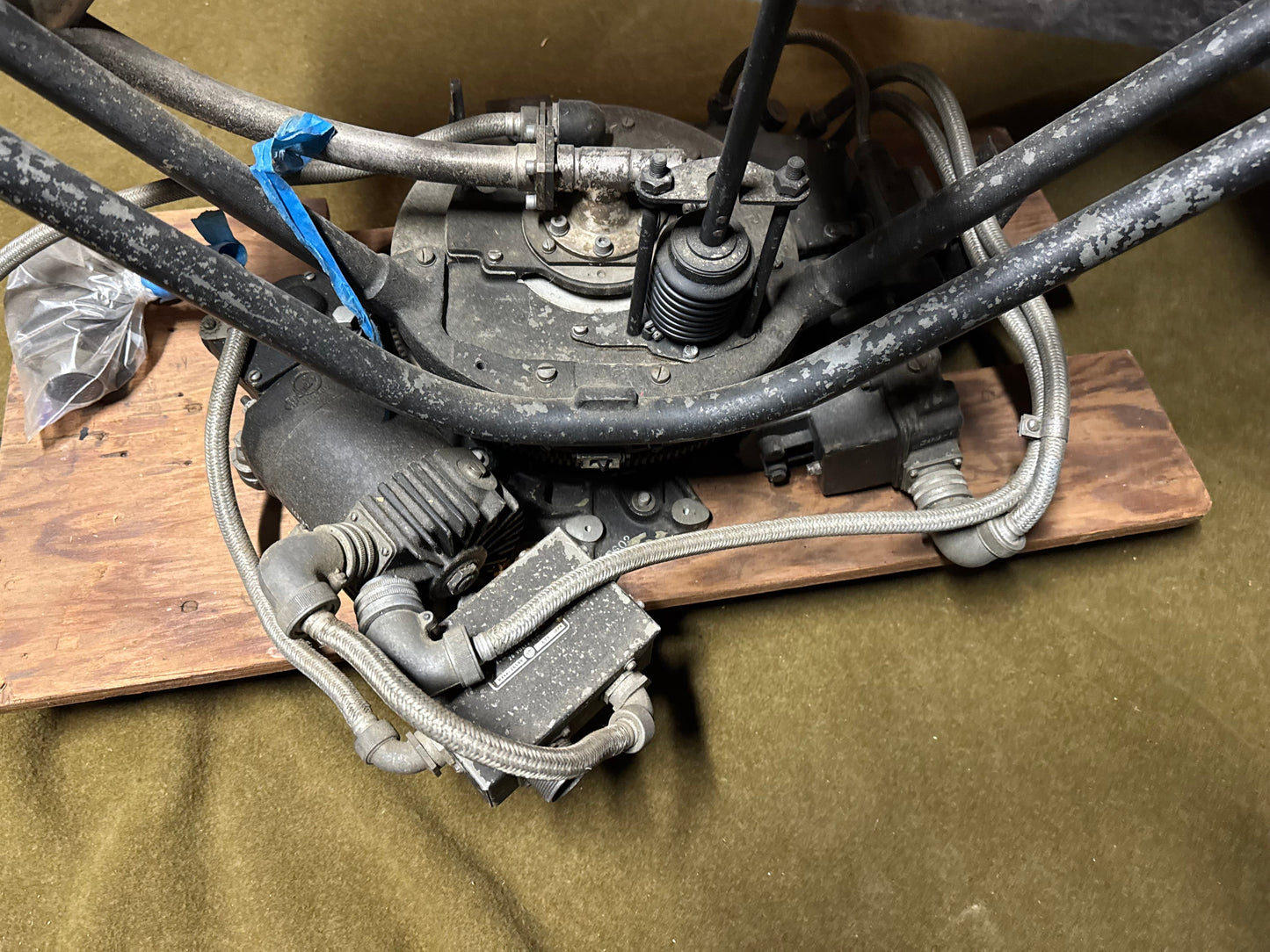 WWII U.S. Navy AS-17A/APS Radar Antenna Scanner Assembly